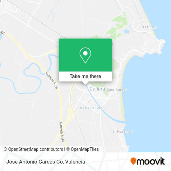 Jose Antonio Garcés Co map