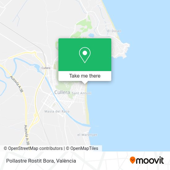 Pollastre Rostit Bora map