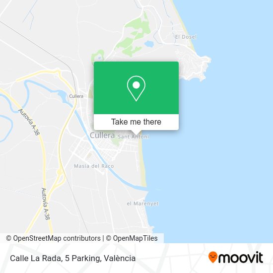 Calle La Rada, 5 Parking map