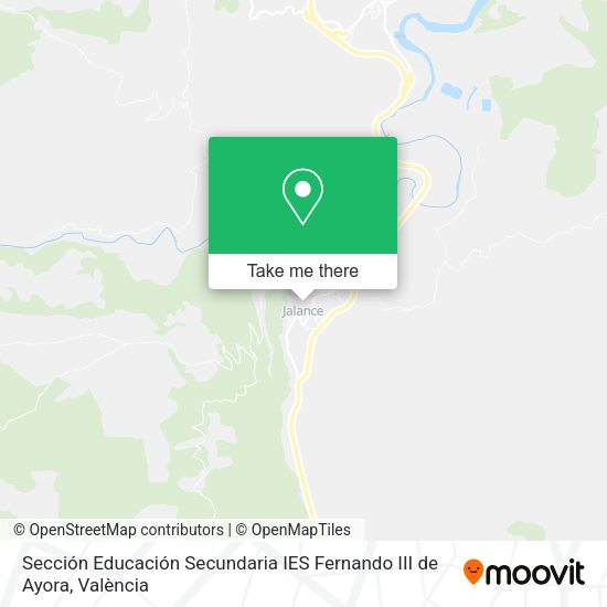 Sección Educación Secundaria IES Fernando III de Ayora map
