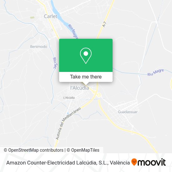 Amazon Counter-Electricidad Lalcúdia, S.L. map