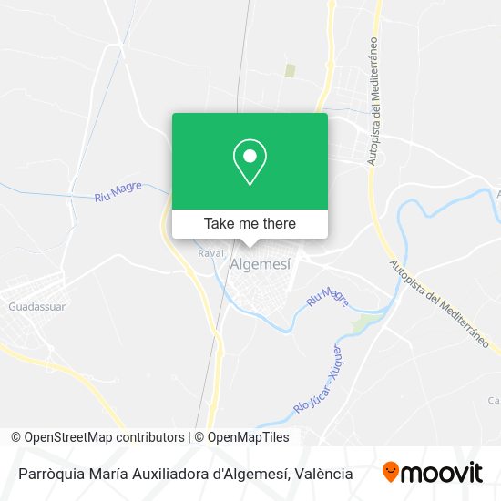 Parròquia María Auxiliadora d'Algemesí map