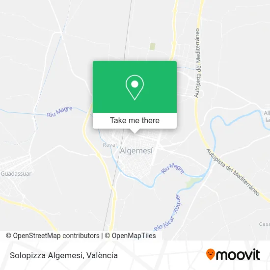 Solopizza Algemesi map
