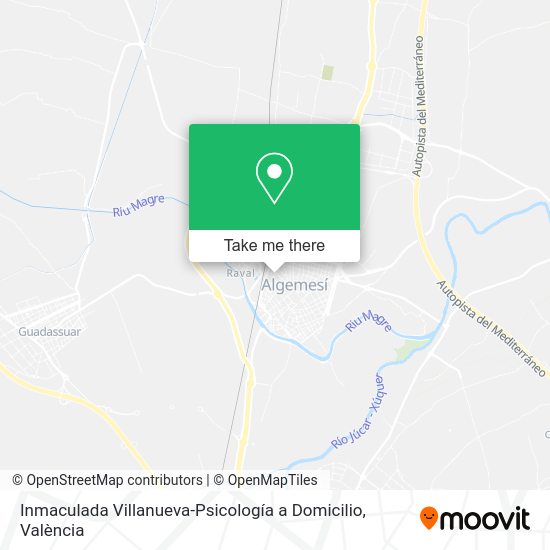 Inmaculada Villanueva-Psicología a Domicilio map