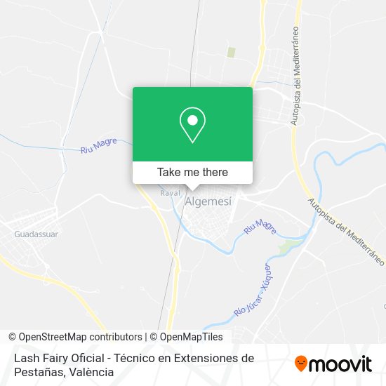 Lash Fairy Oficial - Técnico en Extensiones de Pestañas map