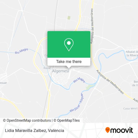 Lidia Maravilla Zalbez map
