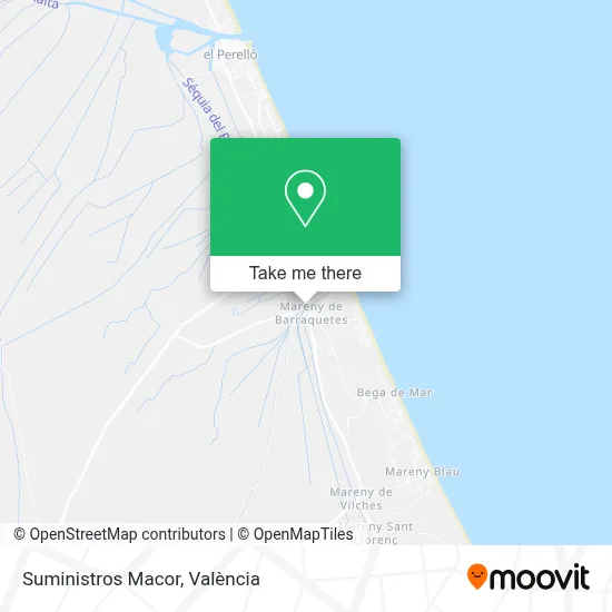 Suministros Macor map