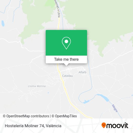 Hostelería Moliner 74 map