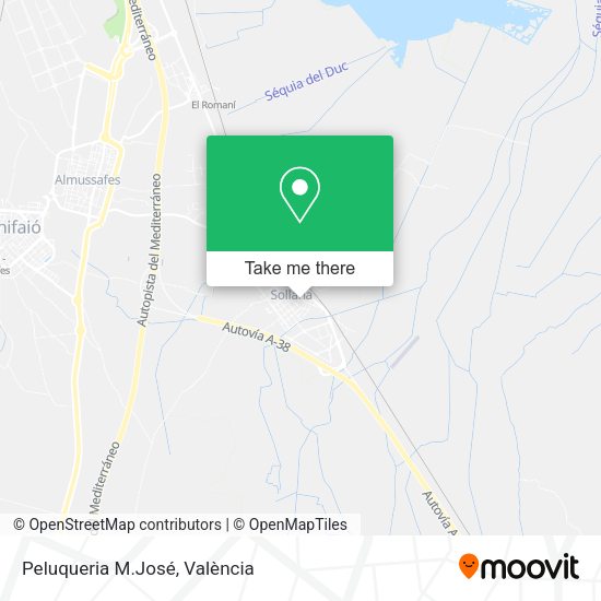 Peluqueria M.José map