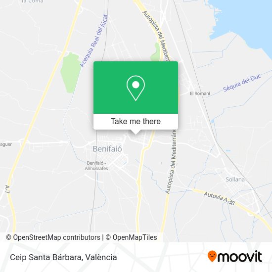 Ceip Santa Bárbara map
