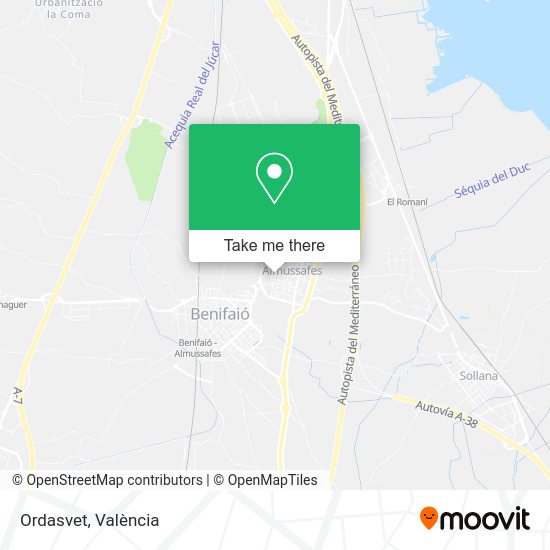 Ordasvet map