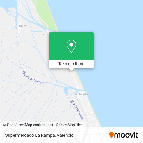 Supermercado La Rampa map
