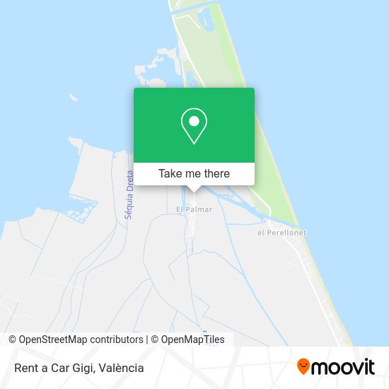 Rent a Car Gigi map