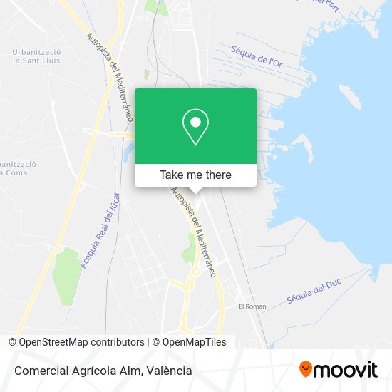 Comercial Agrícola Alm map