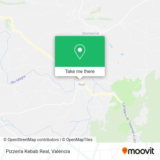 Pizzería Kebab Real map