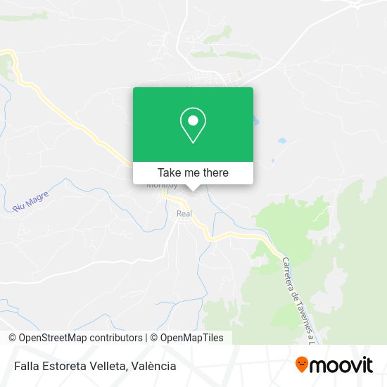 Falla Estoreta Velleta map