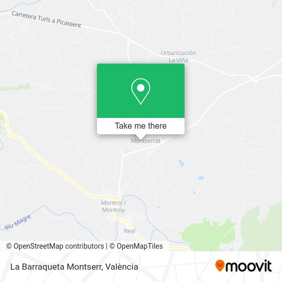 La Barraqueta Montserr map