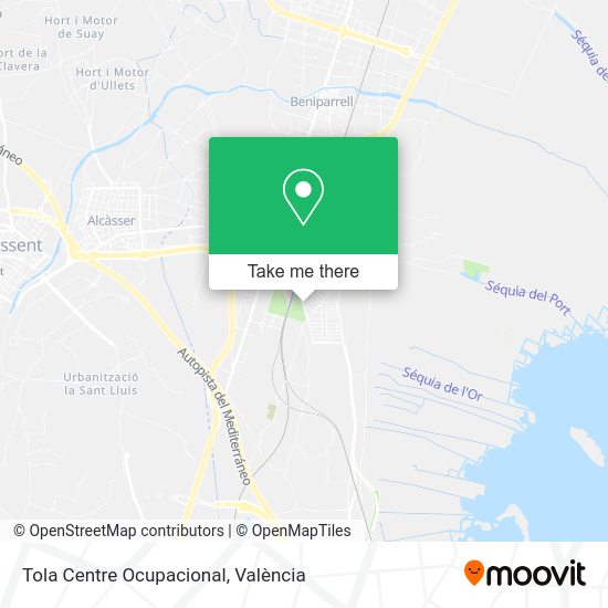 Tola Centre Ocupacional map