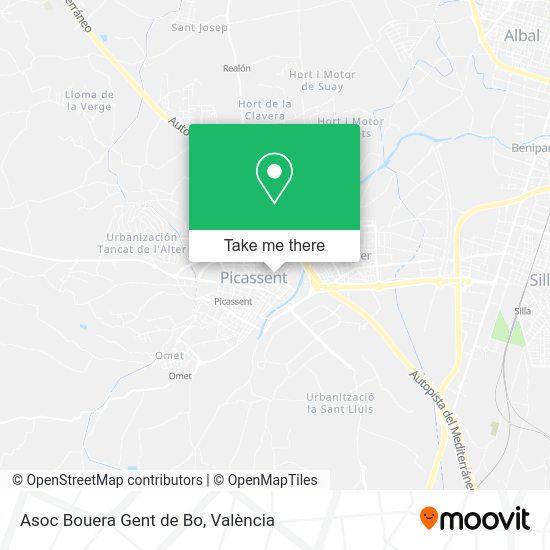 Asoc Bouera Gent de Bo map