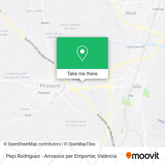 Pepi Rodríguez - Arrossos per Emportar map
