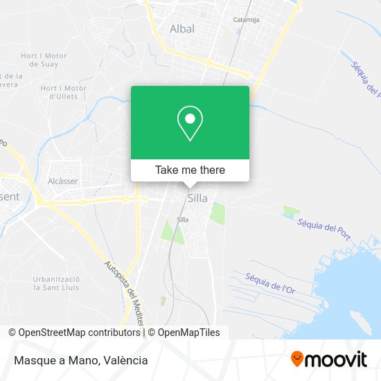 Masque a Mano map