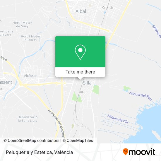 Peluqueria y Estética map