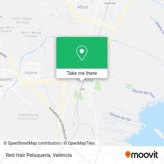 Red Hair Peluquería map