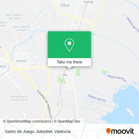 Salón de Juego Jokerbet map