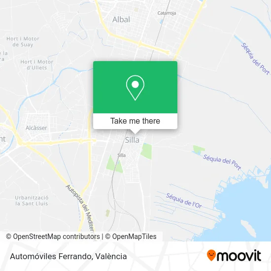 Automóviles Ferrando map