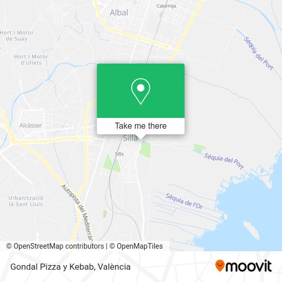 Gondal Pizza y Kebab map