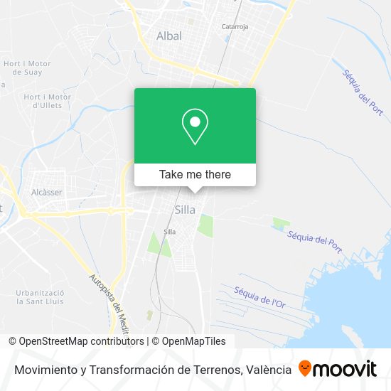 Movimiento y Transformación de Terrenos map