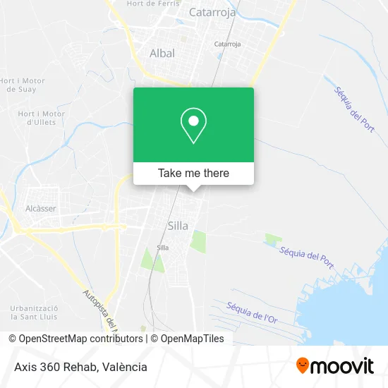 Axis 360 Rehab map