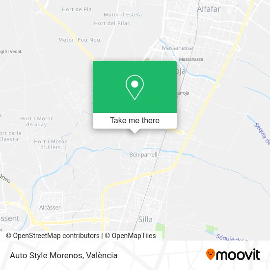 Auto Style Morenos map
