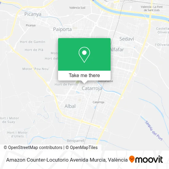 Amazon Counter-Locutorio Avenida Murcia map