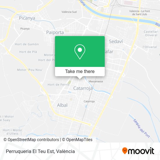 Perruqueria El Teu Est map