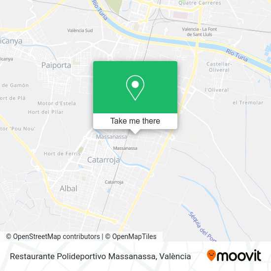 Restaurante Polideportivo Massanassa map