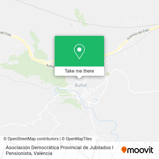 Asociación Democrática Provincial de Jubilados I Pensionista map