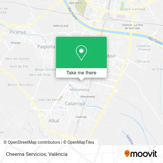 Cheema Servicios map