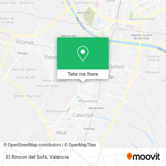 El Rincon del Sofá map