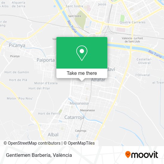 Gentlemen Barbería map