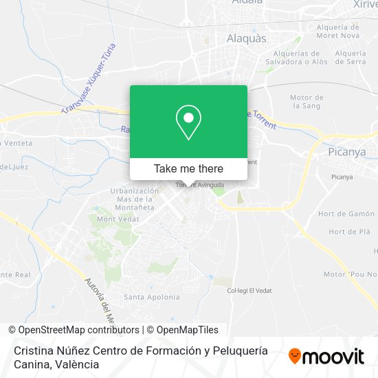 Cristina Núñez Centro de Formación y Peluquería Canina map