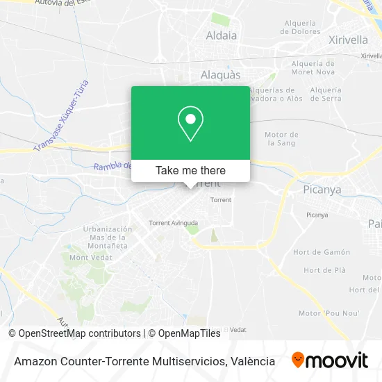 Amazon Counter-Torrente Multiservicios map