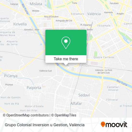 Grupo Colonial Inversion u Gestion map