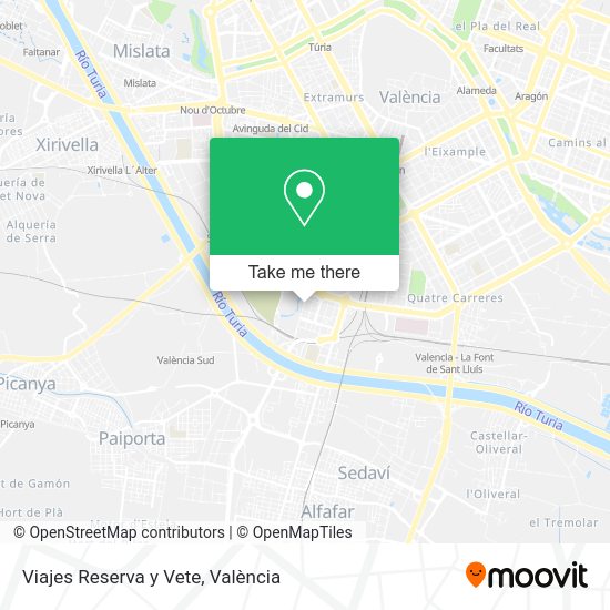 Viajes Reserva y Vete map
