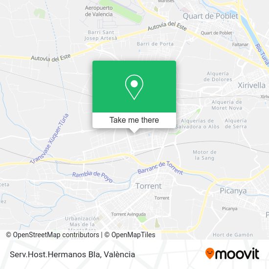 Serv.Host.Hermanos Bla map