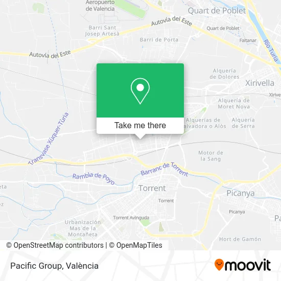 Pacific Group map