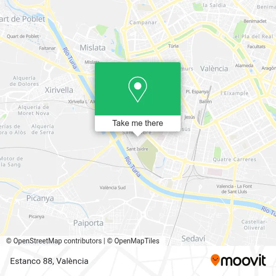 Estanco 88 map