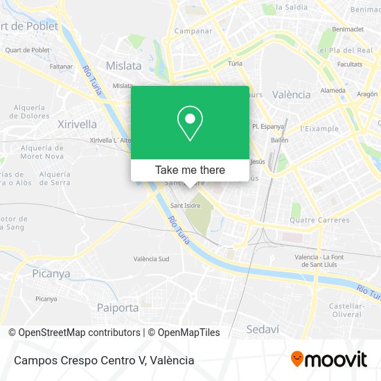 Campos Crespo Centro V map