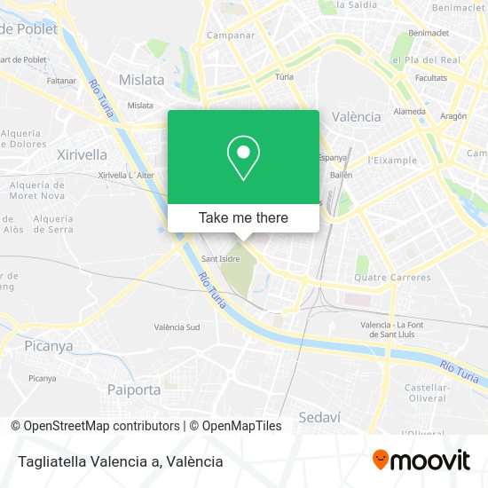 Tagliatella Valencia a map
