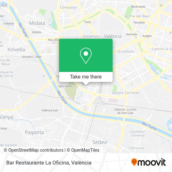 Bar Restaurante La Oficina map
